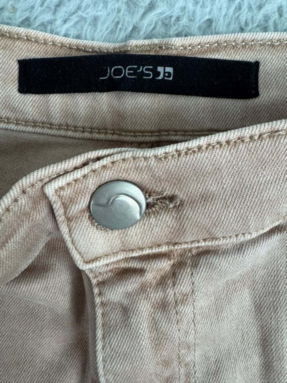 Joes Blush Denim Shorts Womens 29 Frayed Hem Retro Hippie Beach Travel - Picture 8 of 11